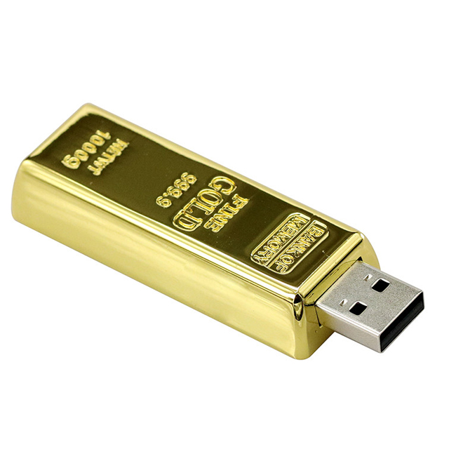 Golden bar USB driver